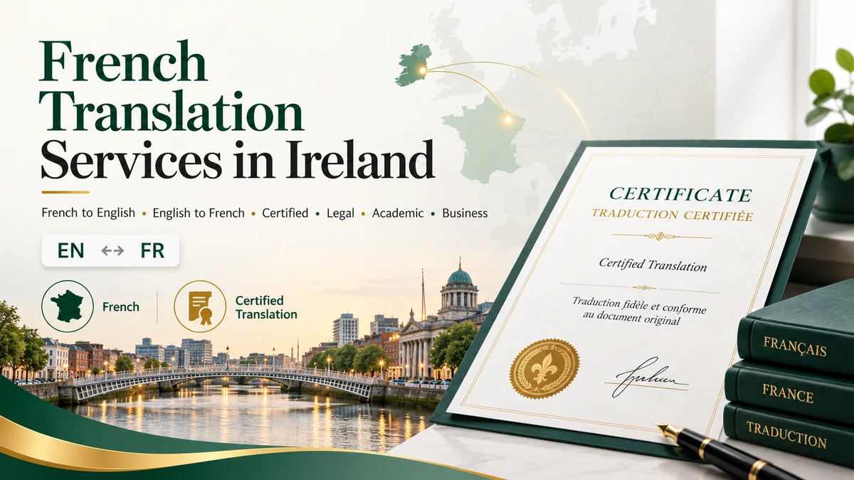 French translation services in Ireland for French to English and English to French documents
